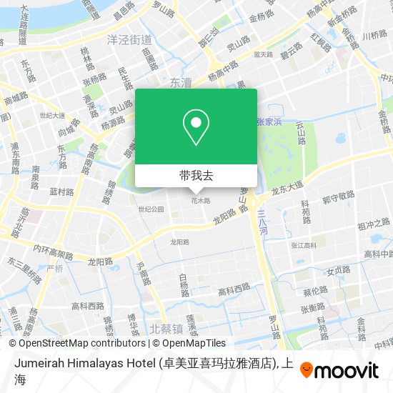 Jumeirah Himalayas Hotel (卓美亚喜玛拉雅酒店)地图