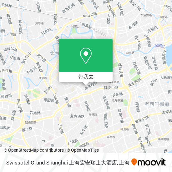 Swissôtel Grand Shanghai 上海宏安瑞士大酒店地图