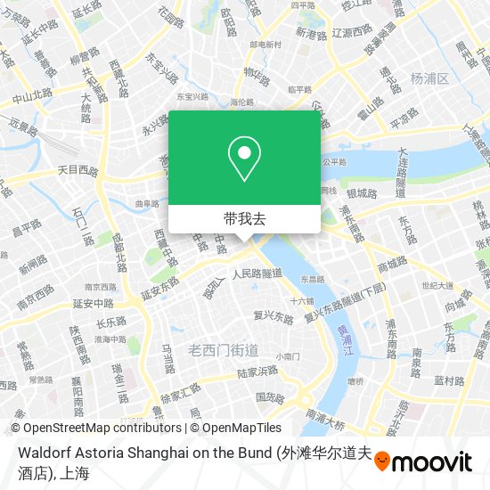 Waldorf Astoria Shanghai on the Bund (外滩华尔道夫酒店)地图