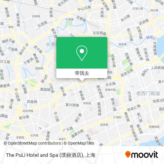 The PuLi Hotel and Spa (璞丽酒店)地图