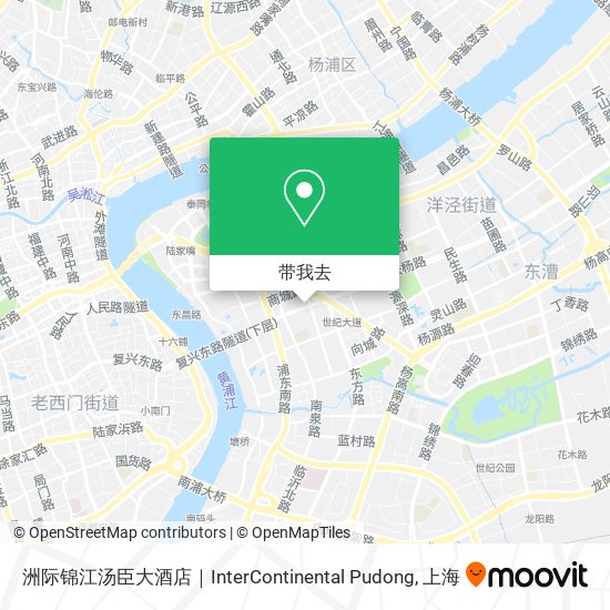 洲际锦江汤臣大酒店｜InterContinental Pudong地图