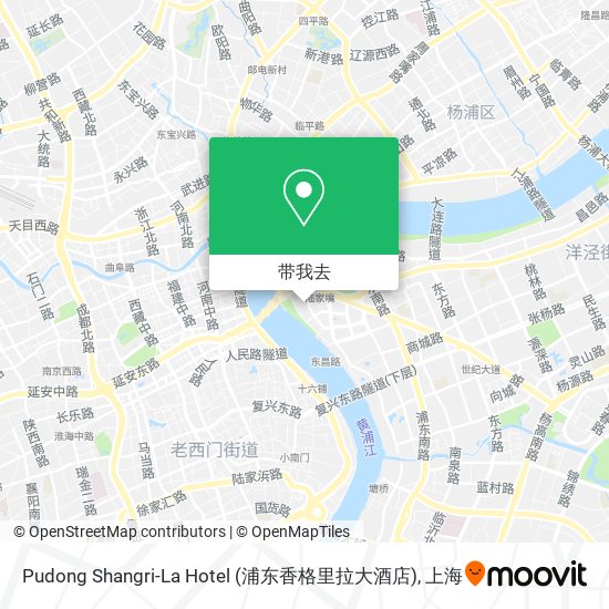 Pudong Shangri-La Hotel (浦东香格里拉大酒店)地图