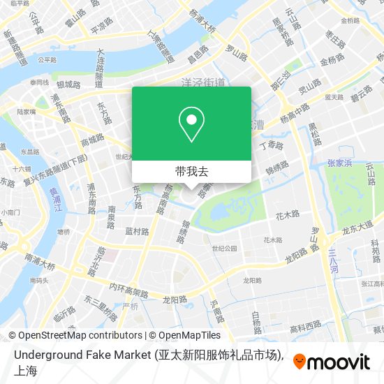 Underground Fake Market (亚太新阳服饰礼品市场)地图