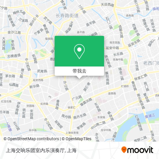 上海交响乐团室内乐演奏厅地图