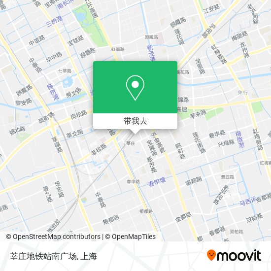 莘庄地铁站南广场地图