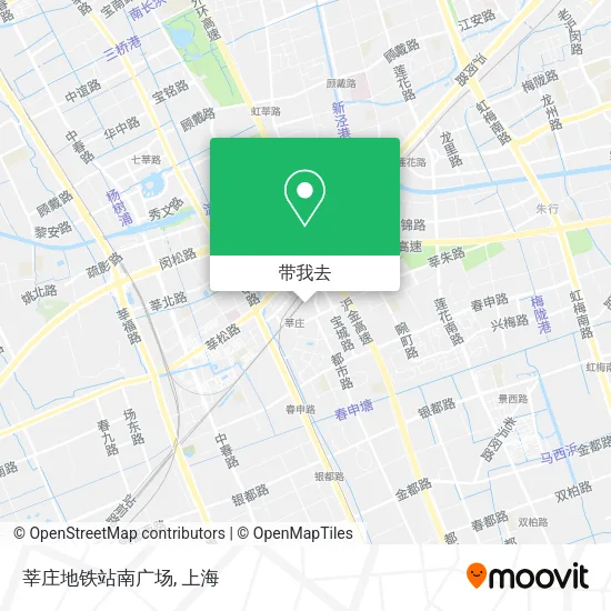 莘庄地铁站南广场地图
