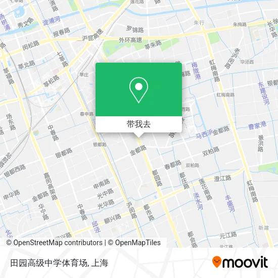 田园高级中学体育场地图