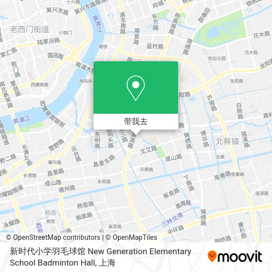 新时代小学羽毛球馆 New Generation Elementary School Badminton Hall地图