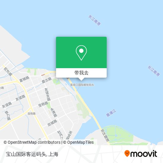 宝山国际客运码头地图