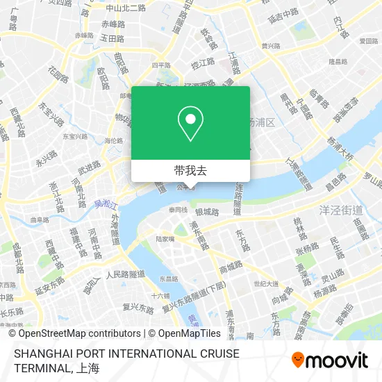 SHANGHAI PORT INTERNATIONAL CRUISE TERMINAL地图