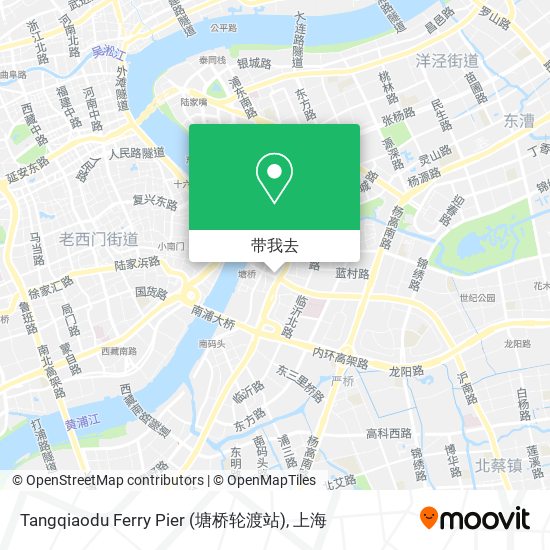 Tangqiaodu Ferry Pier (塘桥轮渡站)地图