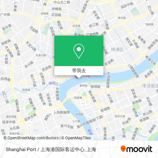 Shanghai Port / 上海港国际客运中心地图