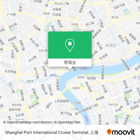Shanghai Port International Cruise Terminal地图