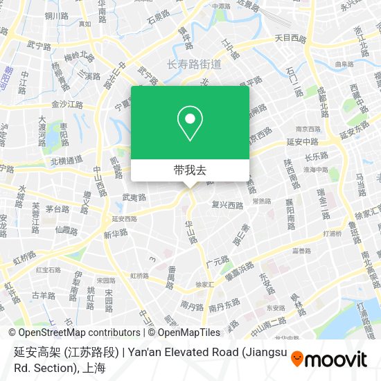 延安高架 (江苏路段) | Yan'an Elevated Road (Jiangsu Rd. Section)地图