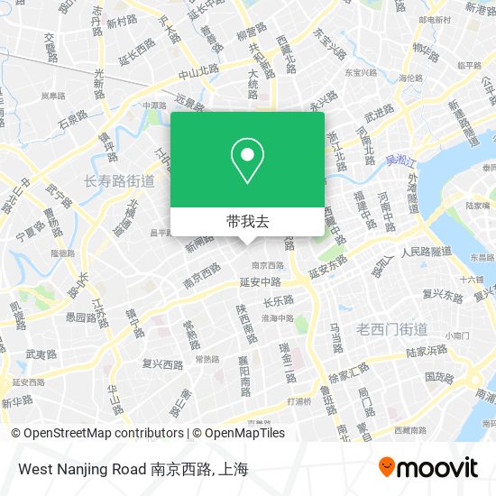 West Nanjing Road 南京西路地图