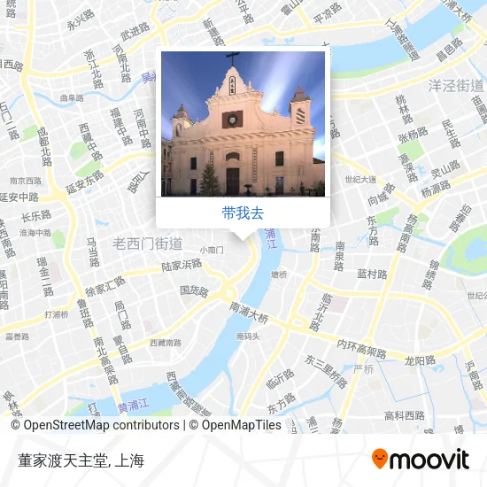 董家渡天主堂地图