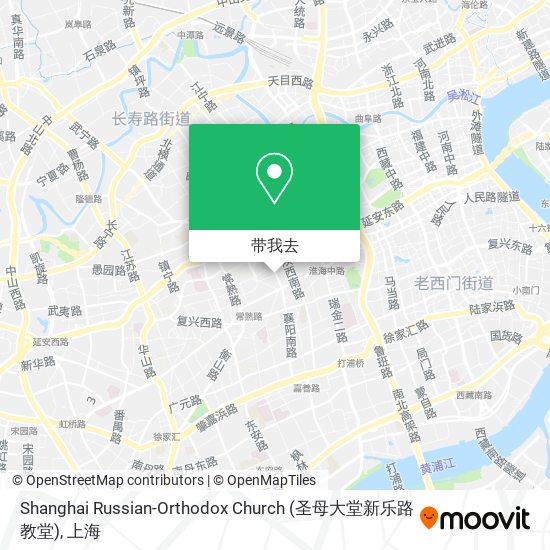Shanghai Russian-Orthodox Church (圣母大堂新乐路教堂)地图