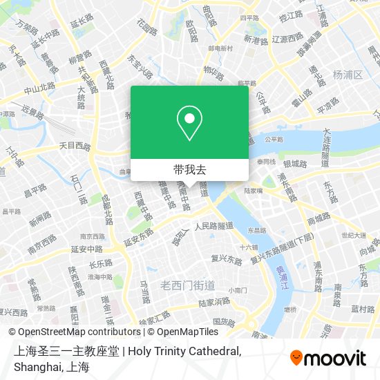 上海圣三一主教座堂 | Holy Trinity Cathedral, Shanghai地图