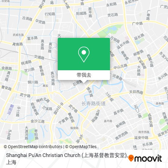 Shanghai Pu'An Christian Church (上海基督教普安堂)地图