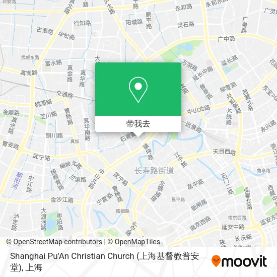 Shanghai Pu'An Christian Church (上海基督教普安堂)地图
