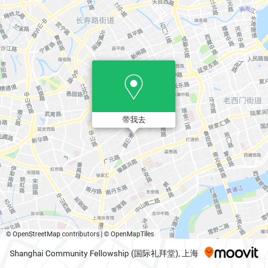 Shanghai Community Fellowship (国际礼拜堂)地图