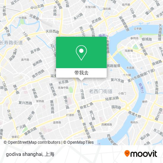 godiva shanghai地图