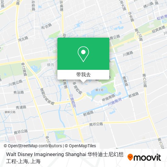 Walt Disney Imagineering Shanghai 华特迪士尼幻想工程-上海地图