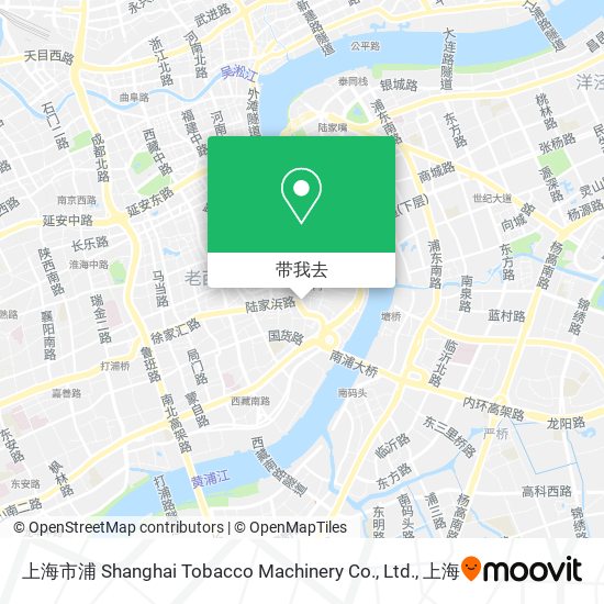 上海市浦 Shanghai Tobacco Machinery Co., Ltd.地图