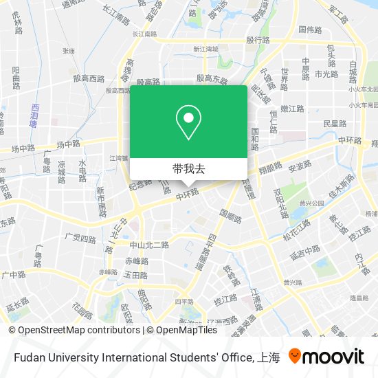 Fudan University International Students' Office地图