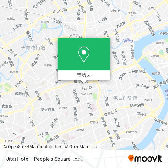 Jitai Hotel - People's Square地图