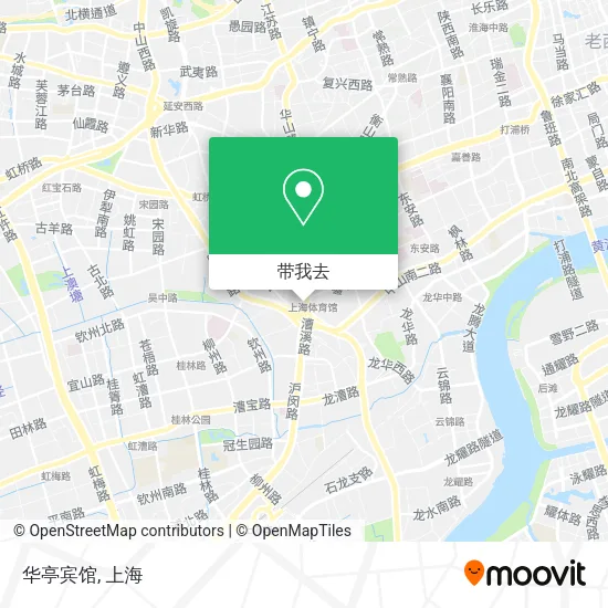 华亭宾馆地图