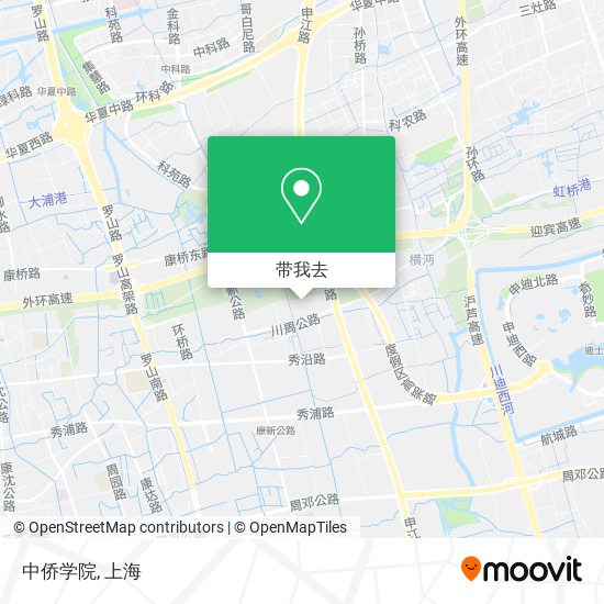 中侨学院地图