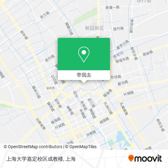 上海大学嘉定校区成教楼地图