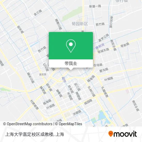 上海大学嘉定校区成教楼地图