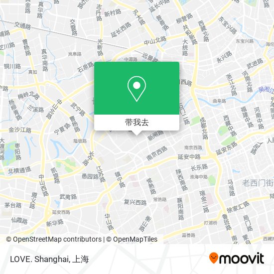 LOVE. Shanghai地图