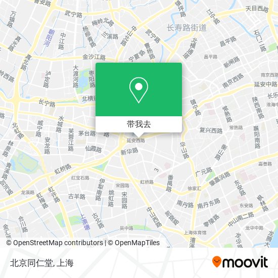 北京同仁堂地图