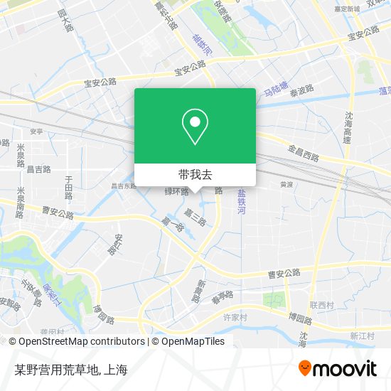 某野营用荒草地地图