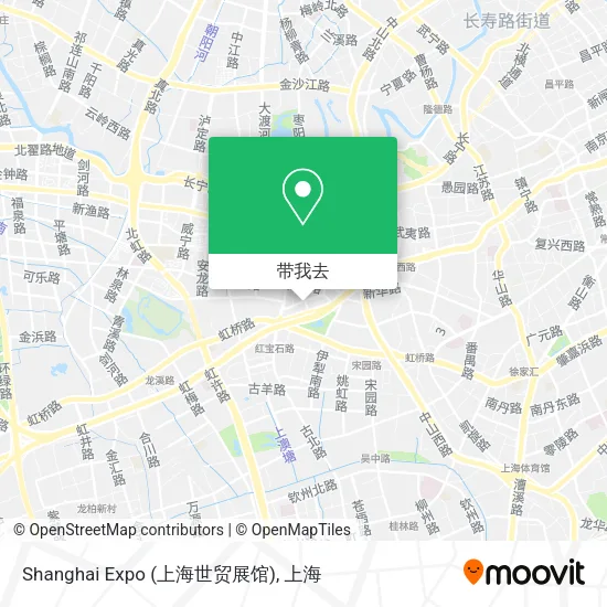 Shanghai Expo (上海世贸展馆)地图