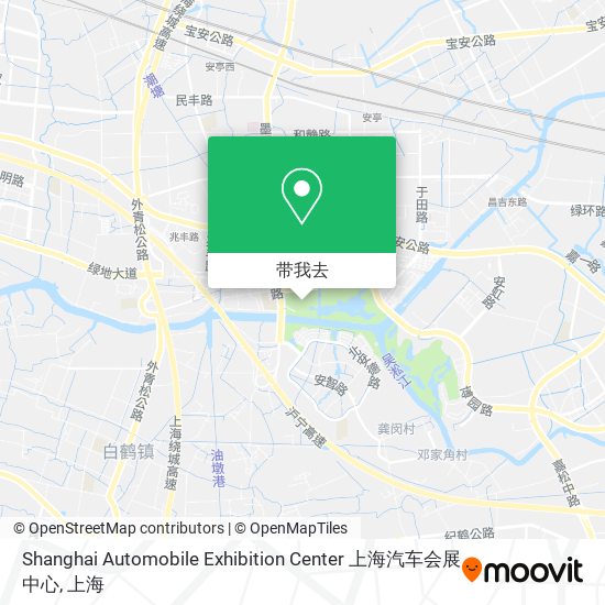 Shanghai Automobile Exhibition Center 上海汽车会展中心地图