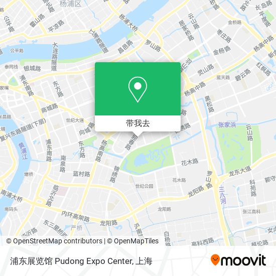 浦东展览馆 Pudong Expo Center地图