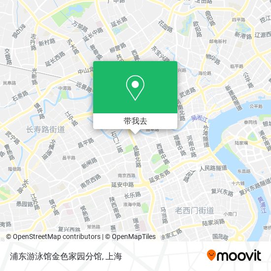 浦东游泳馆金色家园分馆地图
