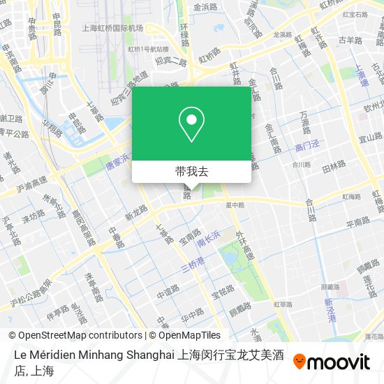 Le Méridien Minhang Shanghai 上海闵行宝龙艾美酒店地图