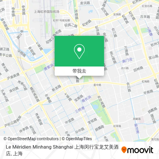 Le Méridien Minhang Shanghai 上海闵行宝龙艾美酒店地图