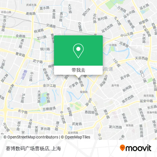 赛博数码广场曹杨店地图