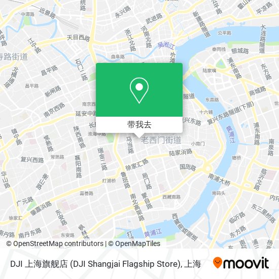 DJI 上海旗舰店 (DJI Shangjai Flagship Store)地图