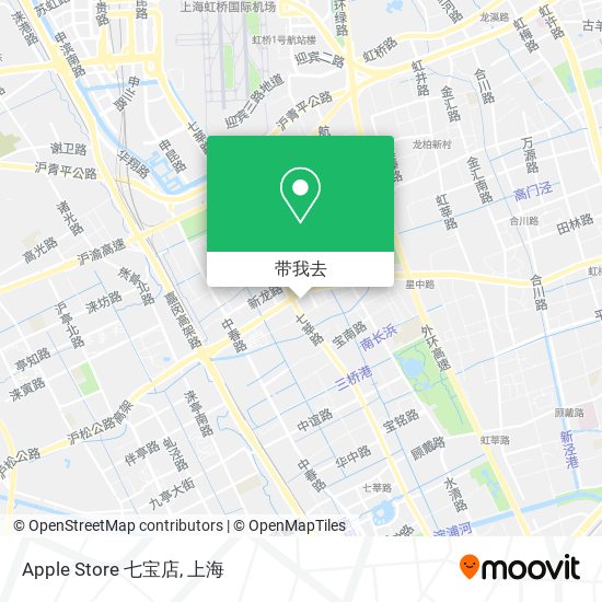 Apple Store 七宝店地图