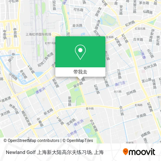 Newland Golf 上海新大陆高尔夫练习场地图