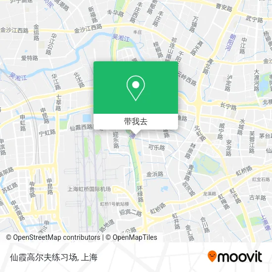 仙霞高尔夫练习场地图