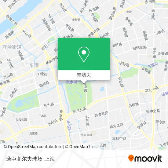 汤臣高尔夫球场地图