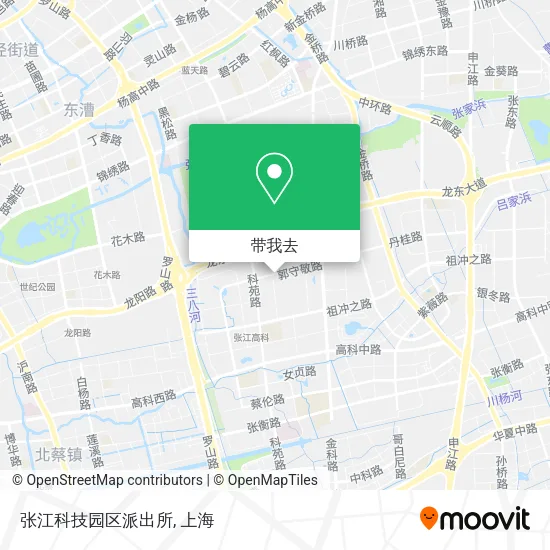 张江科技园区派出所地图